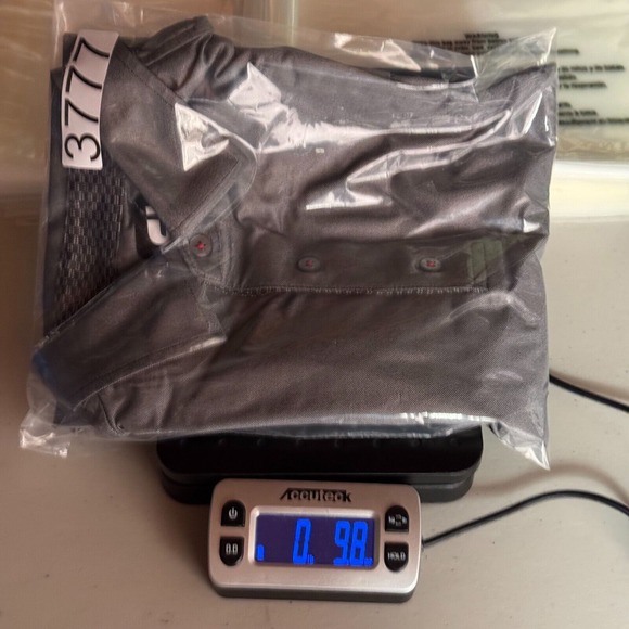 FootJoy Polo Shirt Mens Large‎ Gray Golf Sport Active Sportswear Lightweight - Picture 11 of 11